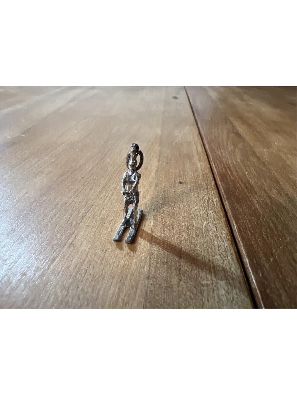 Vintage Sterling Charm Bracelet Water Ski Bracelet Pendant